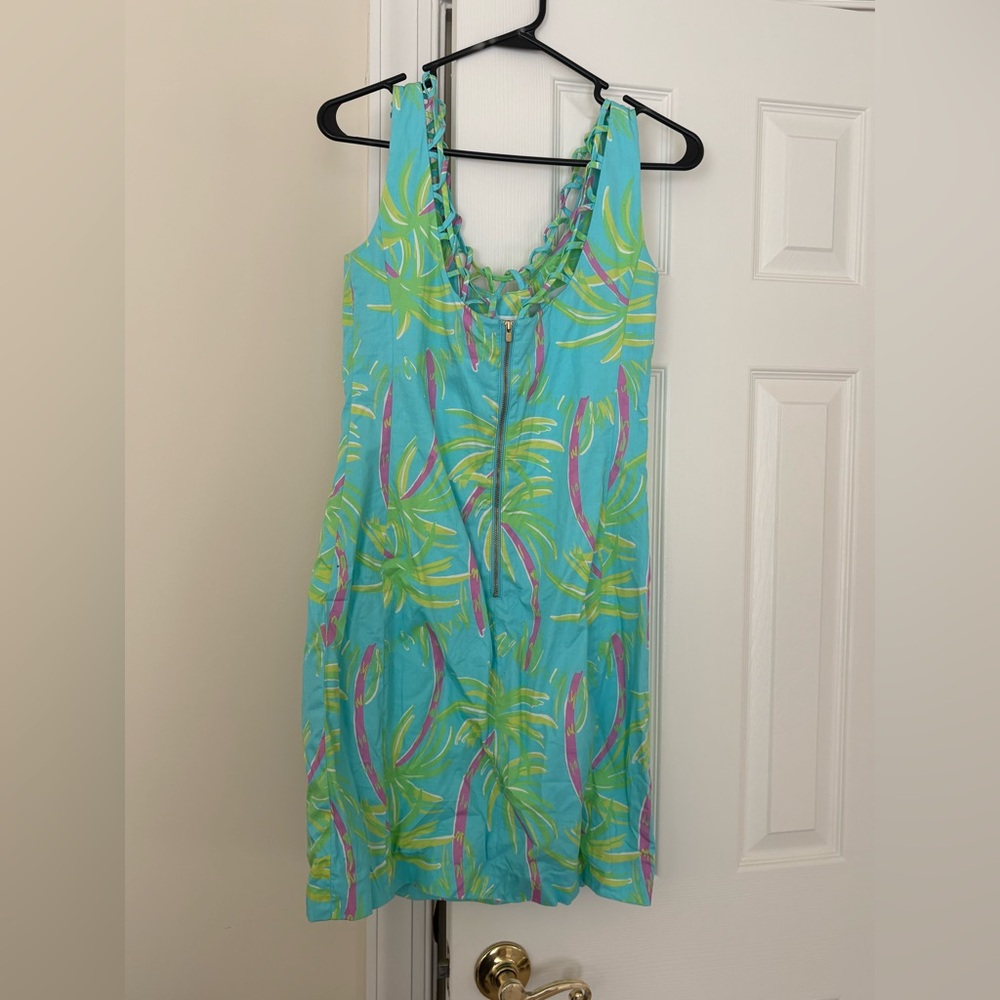 Lilly Pulitzer Tropical Print Multicolor Shift Dress Size 6